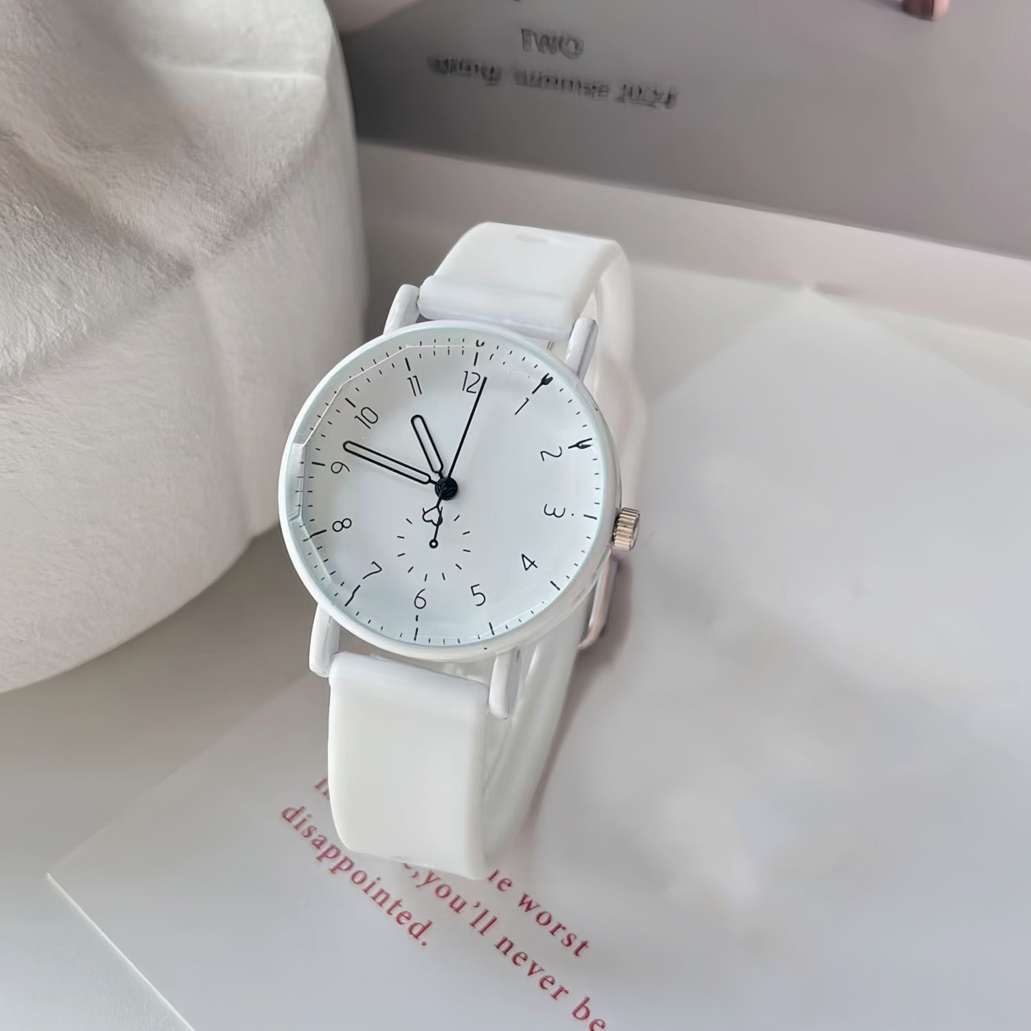 Fashion Arabic Dial Women Quar - đánh giá và giá Silicone Band Women