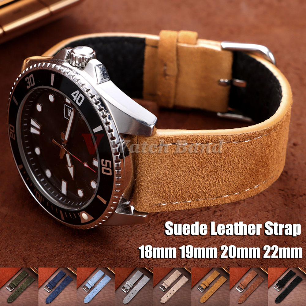 Suede Leather Watch Strap 18mm - đánh giá và giá Suede Strap Watch
