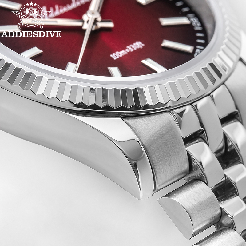 ADDIESDIVE 36MM Japan VH31 100 - đánh giá và giá Stainless Bracelet Diver