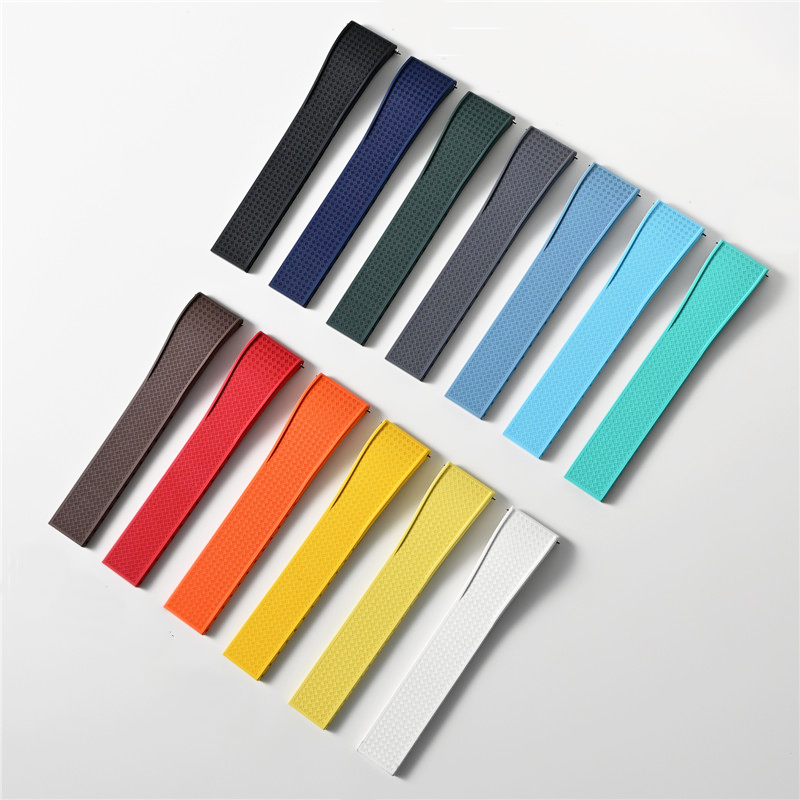 Fluoro Rubber Watch Band FKM T - đánh giá và giá Suede Strap Watch