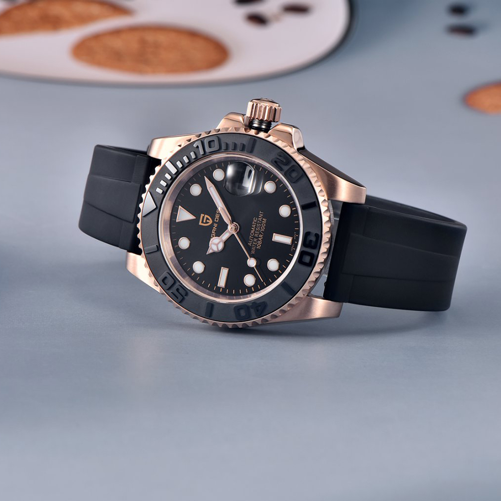 PAGANI DESIGN Automatic Watch  - đánh giá và giá Rubber Strap Diver