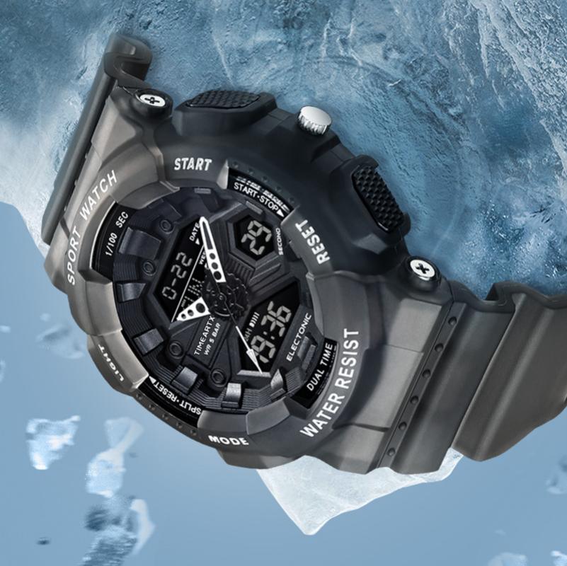 TIMEARTX Men's Watch Luxury Mu - đánh giá và giá Rubber Strap Diver