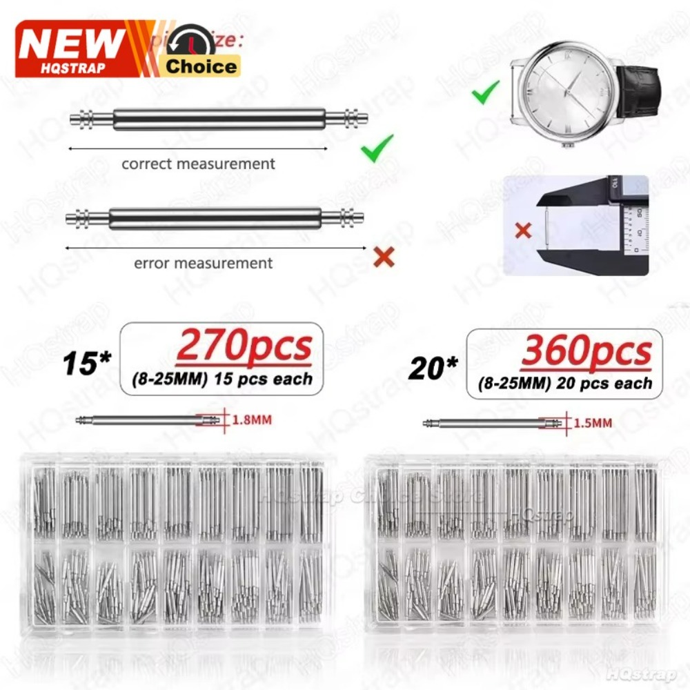 1/2set Strainless Steel Spring - đánh giá và giá Spring Bar Tool Set