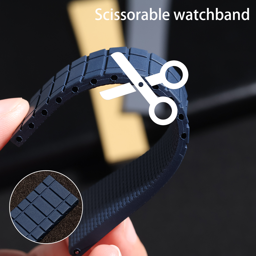 New Design CTS FKM Rubber Watc - đánh giá và giá Suede Strap Watch