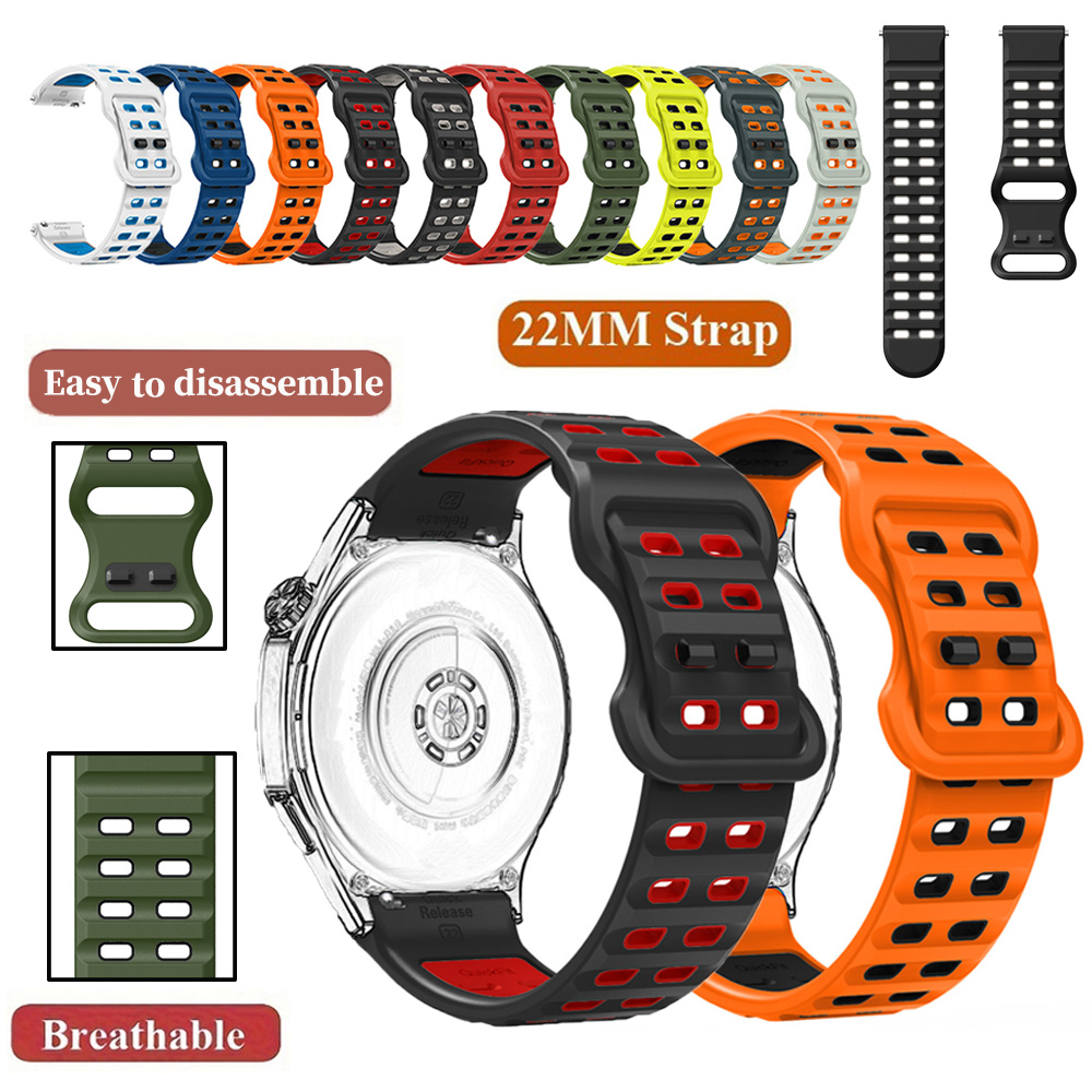 Silicone 22mm Strap For Garmin - đánh giá và giá Mesh Strap Metal