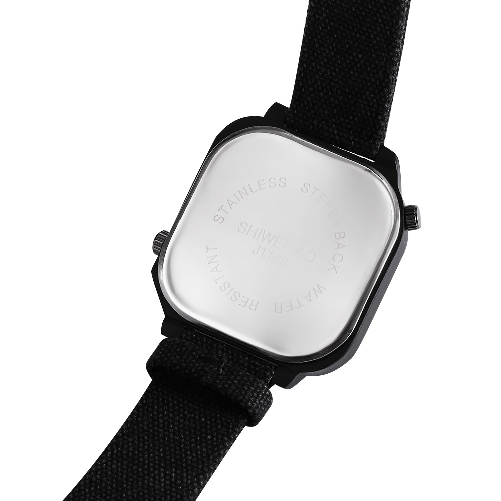 Thạch Anh Nam Đồng Hồ Cao Cấp  - đánh giá và giá Canvas Strap Watch