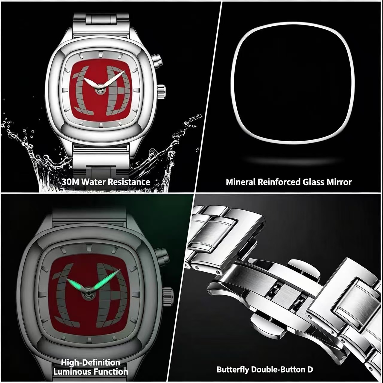 PAAZOMU Men's Quartz Watch Fas - đánh giá và giá Tropic Strap Vintage