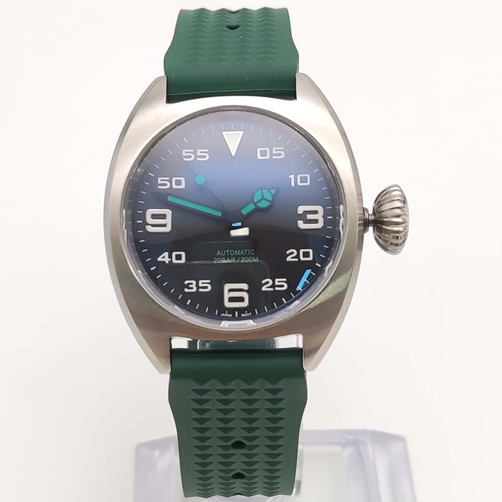 Fashion 36MM Self-Winding Move - đánh giá và giá Rubber Strap Diver
